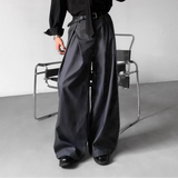 [1/21 New] Side Pleated Style Up Slacks mf3640