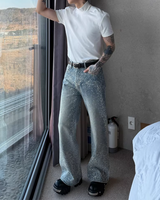 모드 하이넥 블로킹 티셔츠 mf3684 