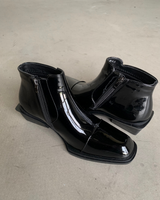 Split-toe mode leather boots mf3636