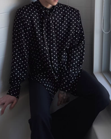 【2.6新作】ドットリボンタイシャツ mf3657