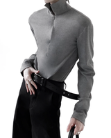 【11.3新作】ハイネックジップアップカットソー mf3565