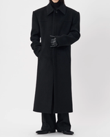 【11.21新作】ウール50%モードロングコート mf3590