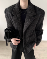 【12.17新作】スタイリッシュミンクタッチモードジャケット mf3610