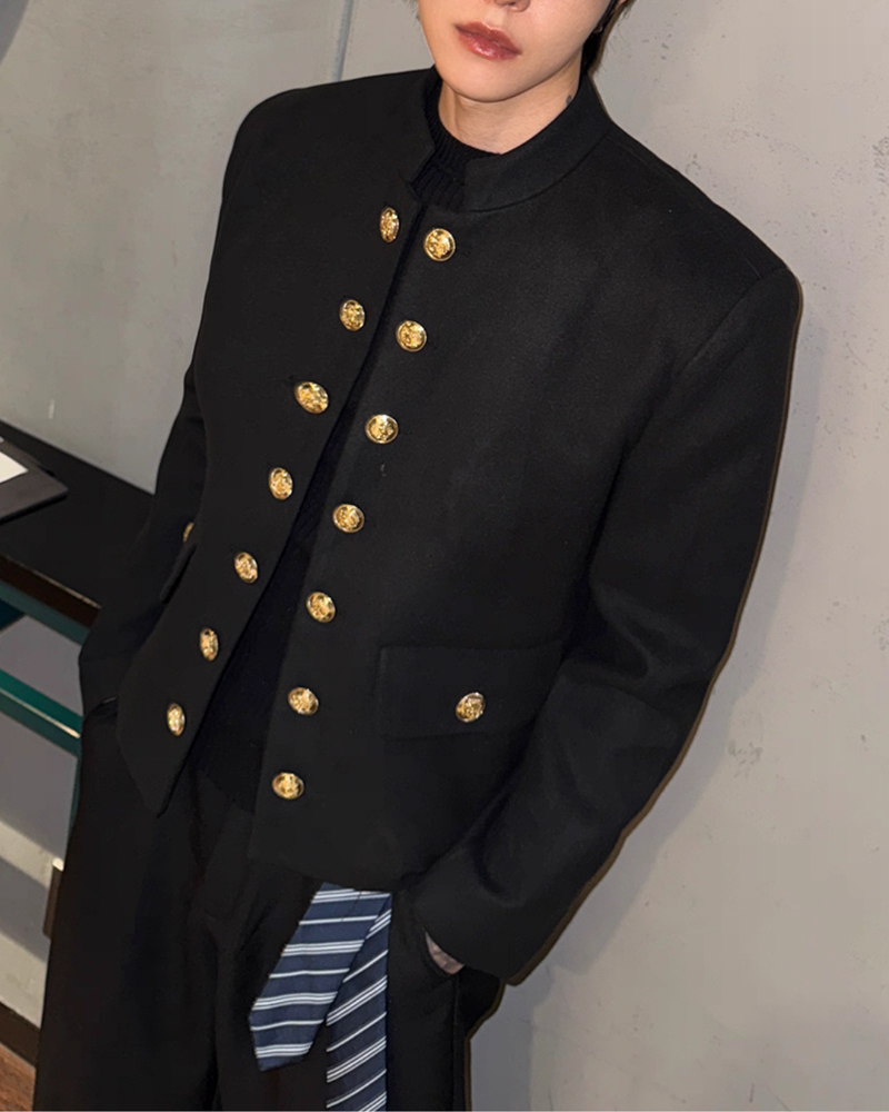 【10.29新作】ヨーロピアンラグジュアリーウールジャケット mf3569