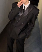 【10.31新作】サテンカラーモードクラシカルジャケット mf3571