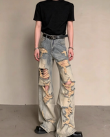 MODEFREAKの【6.12新作】ハイダメージモードデニムパンツ mf3771の画像