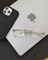 【3.2新作】クリアシルバーモードグラス mf3678