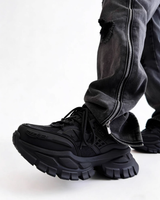 Split-toe mode leather boots mf3636