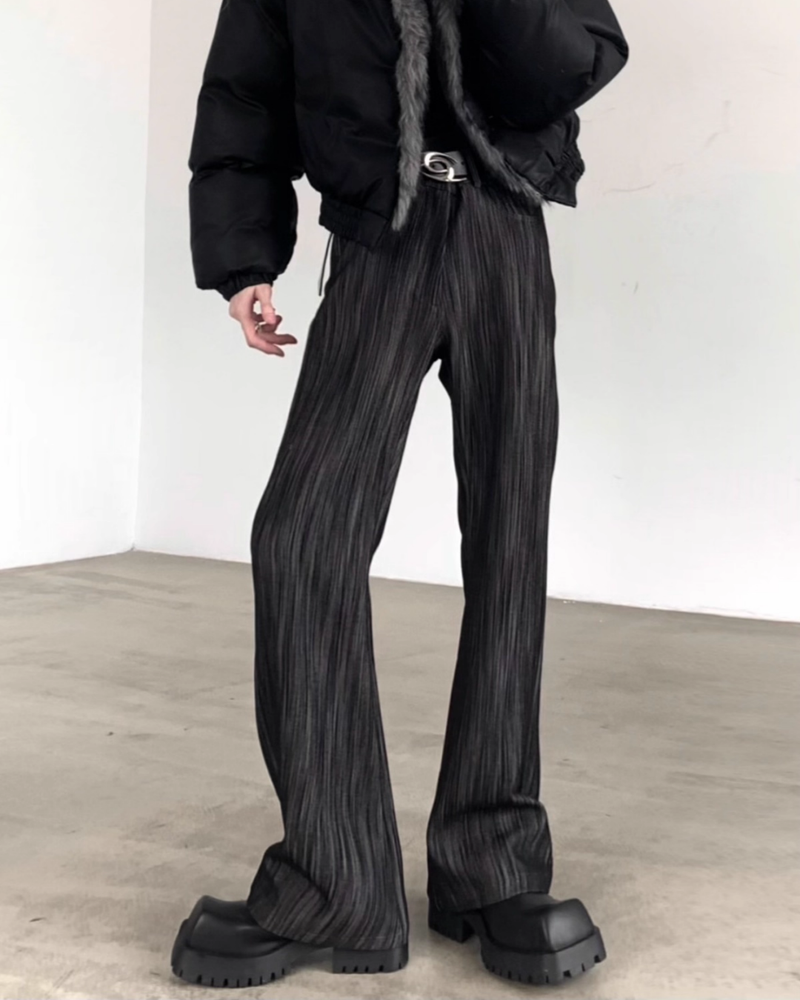 【11.17新作】ストライプフレアデニムパンツ mf3592