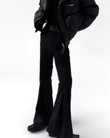 [1.23 New Arrival] Slim Silhouette Flare Slacks mf3639