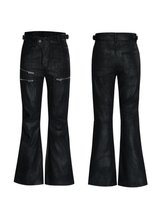 ジップモードドレープデニムパンツ mf3696