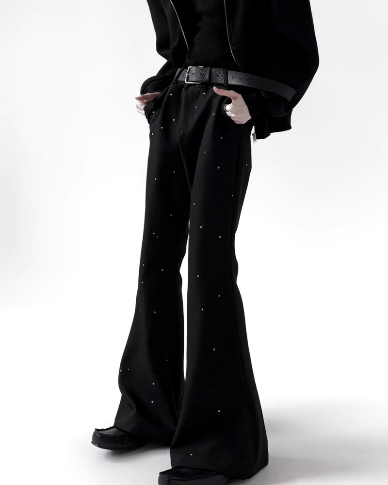 【11.19新作】シャインドットモードフレアパンツ mf3593