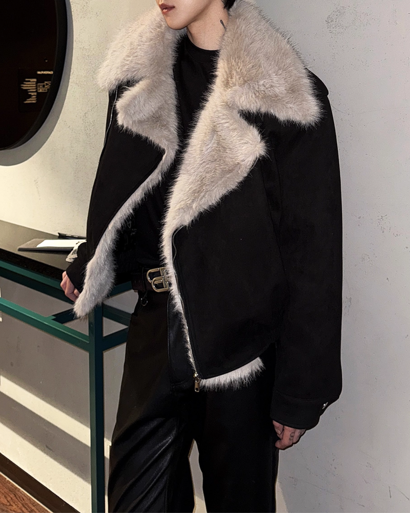 【11.24新作】モードファーショートジャケット mf3588