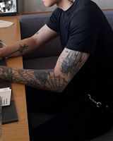 리본 타이 새틴 터치 모드 셔츠 mf3663