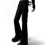 【12.10新作】ラインスタッズフレアパンツ mf3608