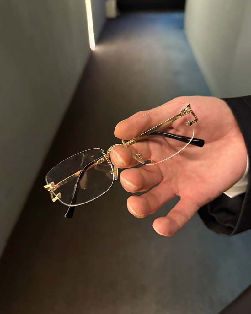 【11.14新作】リムレスヴィンテージグラス mf3584