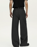 Double-breasted high-waisted pants mf3625