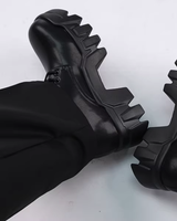 스플릿 투 모드 가죽 부츠 mf3636