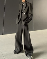 【12.19新作】モードシルエットブラックジャケット mf3604