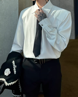 【2.2新作】コリアンシルエットネクタイシャツ mf3656