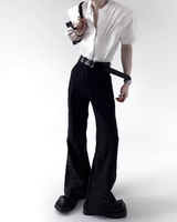 【4.24新作】ジップアップレイヤーモードシャツ mf3714