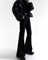 [1.23 New Arrival] Slim Silhouette Flare Slacks mf3639