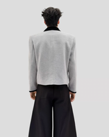 MODEFREAKのバイカラーコリアンモードジャケット mf3869の画像