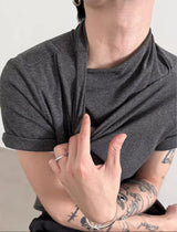 MODEFREAKの【6.13新作】アシンメトリーネックトップス mf3364の画像