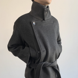 【12.22新作】ウールスタンドカラーショートジャケット mf3616