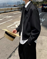 MODEFREAKのモードストライプラペルジャケット mf3834の画像