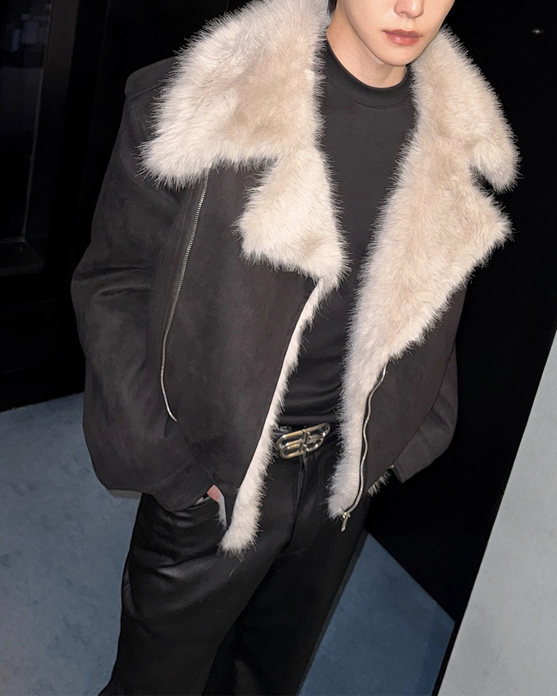 【11.24新作】モードファーショートジャケット mf3588