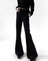 [1.23 New Arrival] Slim Silhouette Flare Slacks mf3639