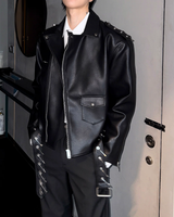 【11.10新作】バックルデザインモードジャケット mf3577