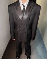 【10.31新作】サテンカラーモードクラシカルジャケット mf3571