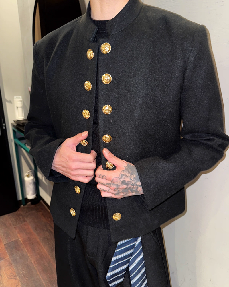 【10.29新作】ヨーロピアンラグジュアリーウールジャケット mf3569