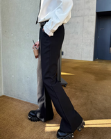 【2.4新作】スリムフレアコリアンスラックス mf3661