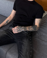 Korean layered monotone cut and sew mf3662