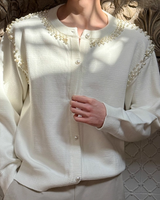 【12.31新作】クラシカルパールカーディガン mf3619