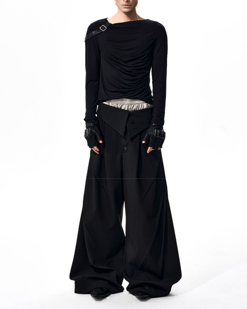 MODEFREAKの【9.26新作】バックルデザインモードカットソー mf3540の画像