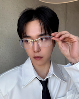 【3.2新作】クリアシルバーモードグラス mf3678