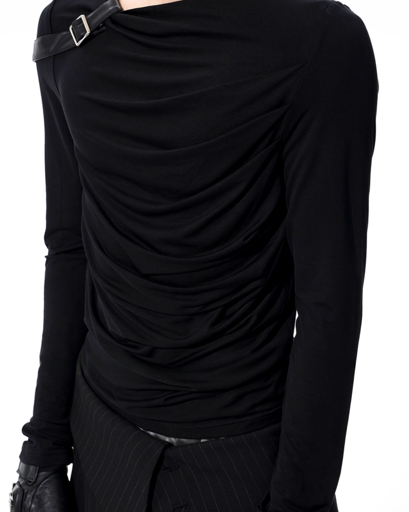 MODEFREAKの【9.26新作】バックルデザインモードカットソー mf3540の画像