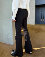 【2.4新作】スリムフレアコリアンスラックス mf3661