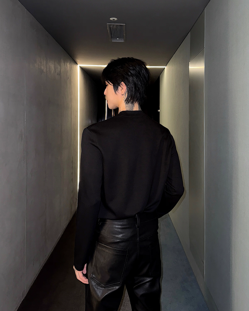 【10.29新作】ハイネックモードシルエットカットソー mf3566