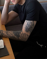 리본 타이 새틴 터치 모드 셔츠 mf3663