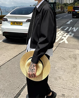 MODEFREAKのモードストライプラペルジャケット mf3834の画像
