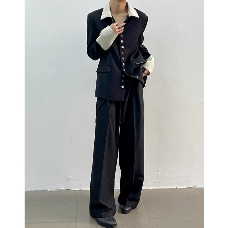 Classical bicolor jacket mf2769