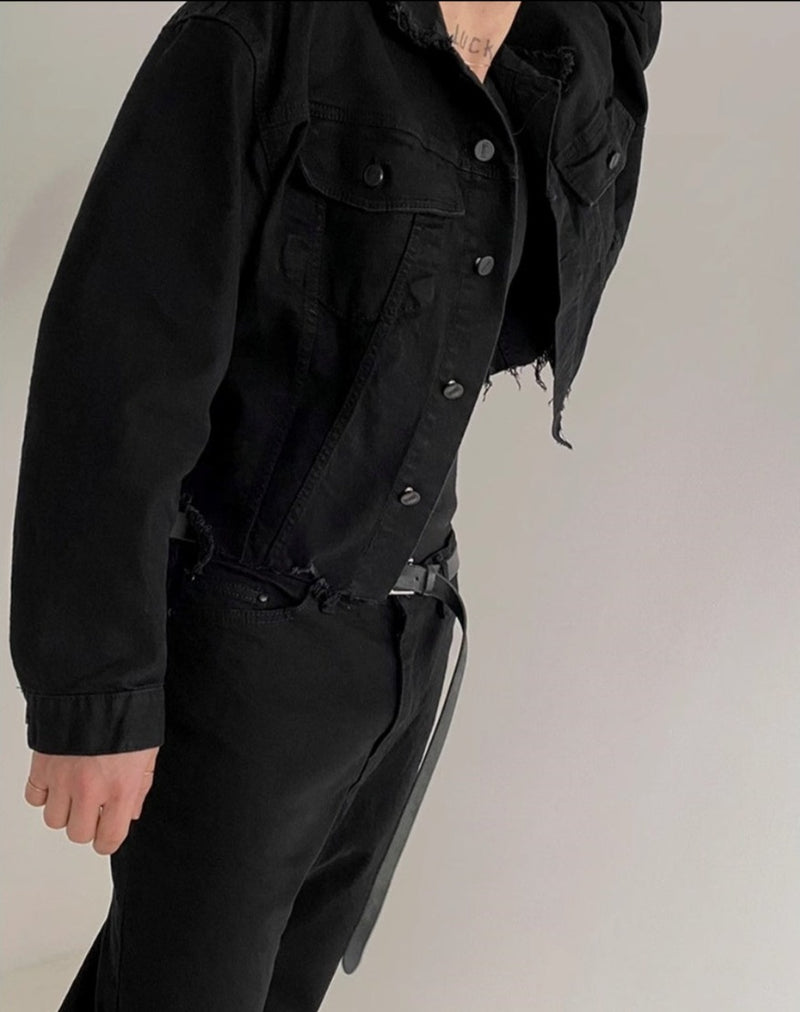 데미지 데님 재킷 mf2804