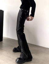 MODEFREAKのレザーフレアモードパンツ mf2869の画像