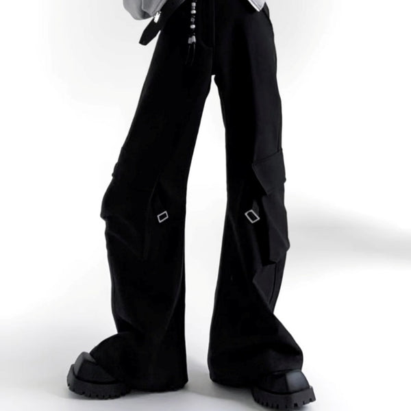 MODEFREAKのバックルデザインモードパンツ mf3247の画像