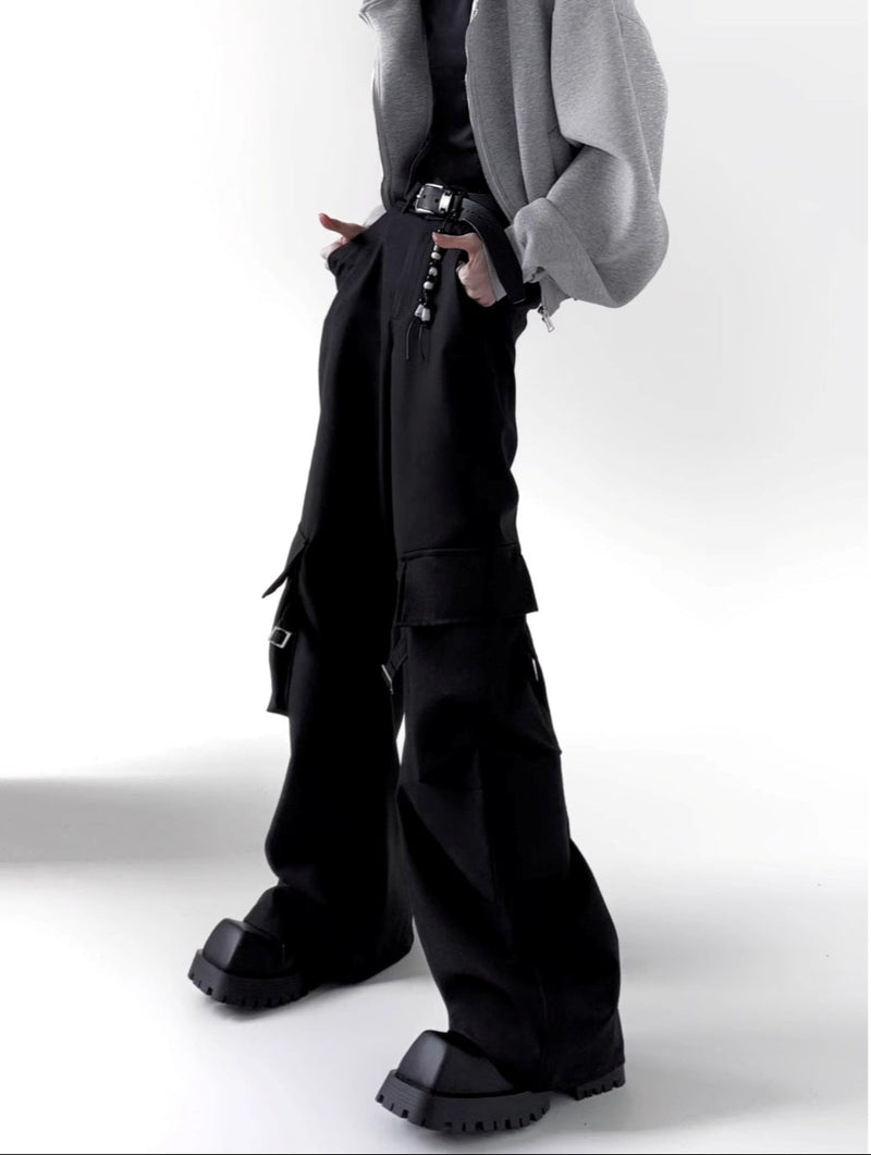 MODEFREAKのバックルデザインモードパンツ mf3247の画像